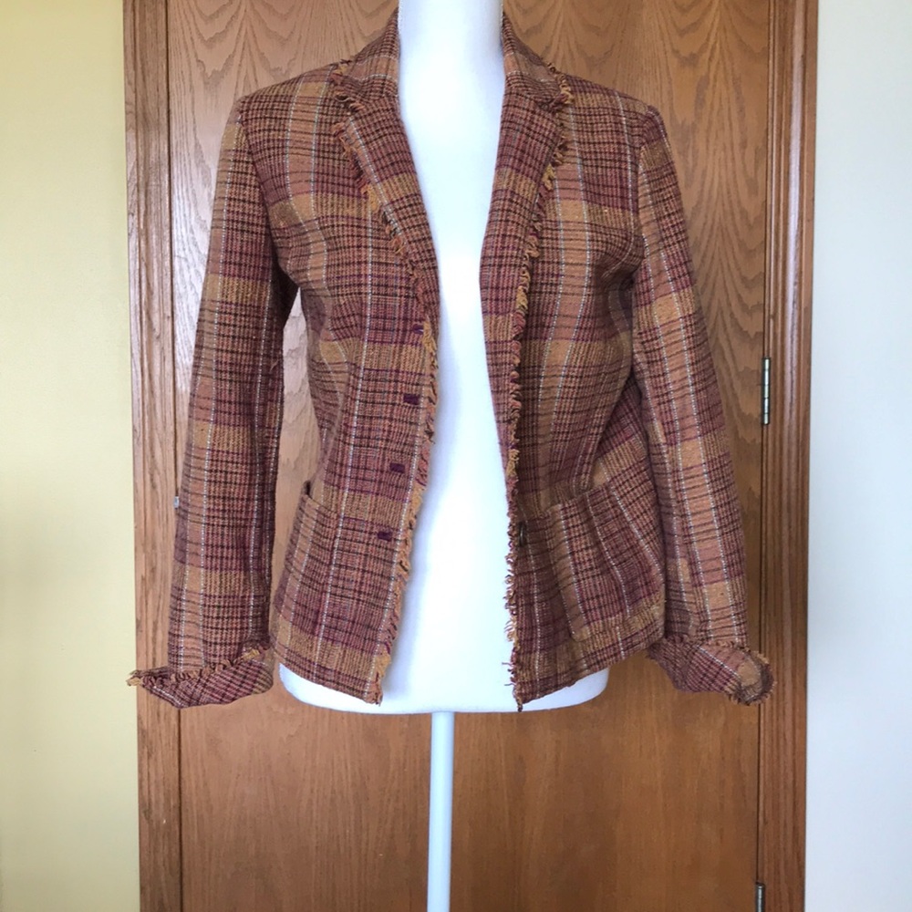 Plaid blazer